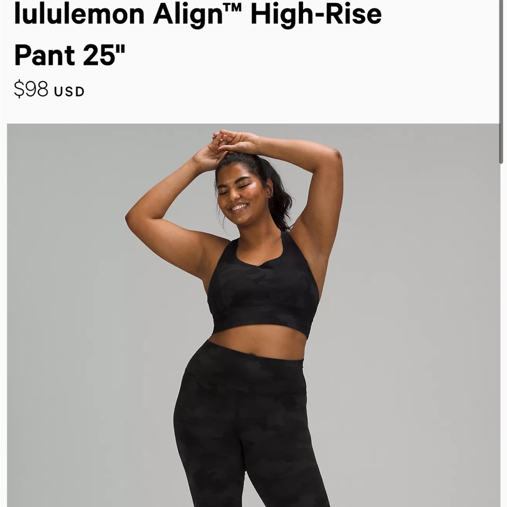 CAMO LULU ALIGNS SIZE 2!
